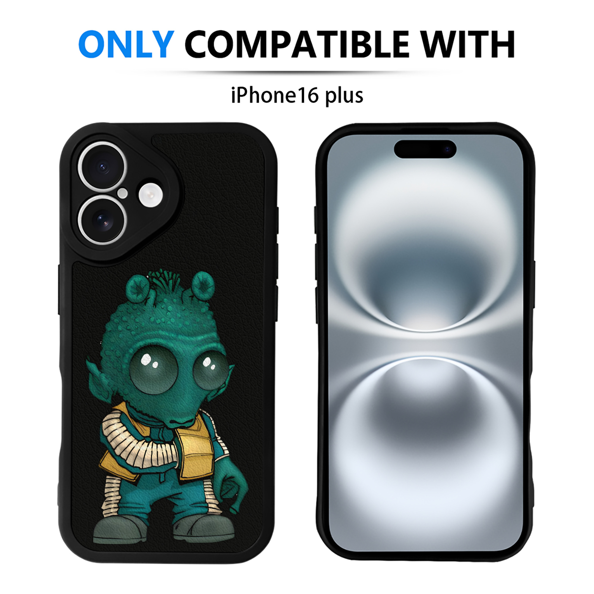 （画像用） スター・ウォーズ Star Wars 【iPhone 16シリーズ対応】シリコンスマホケース（レザー調） 材質：シリコン